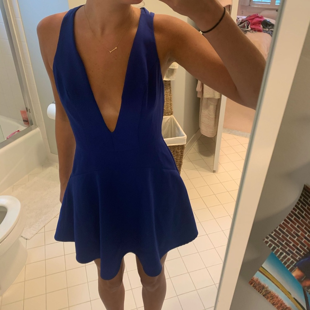 Royal Blue NBD dress